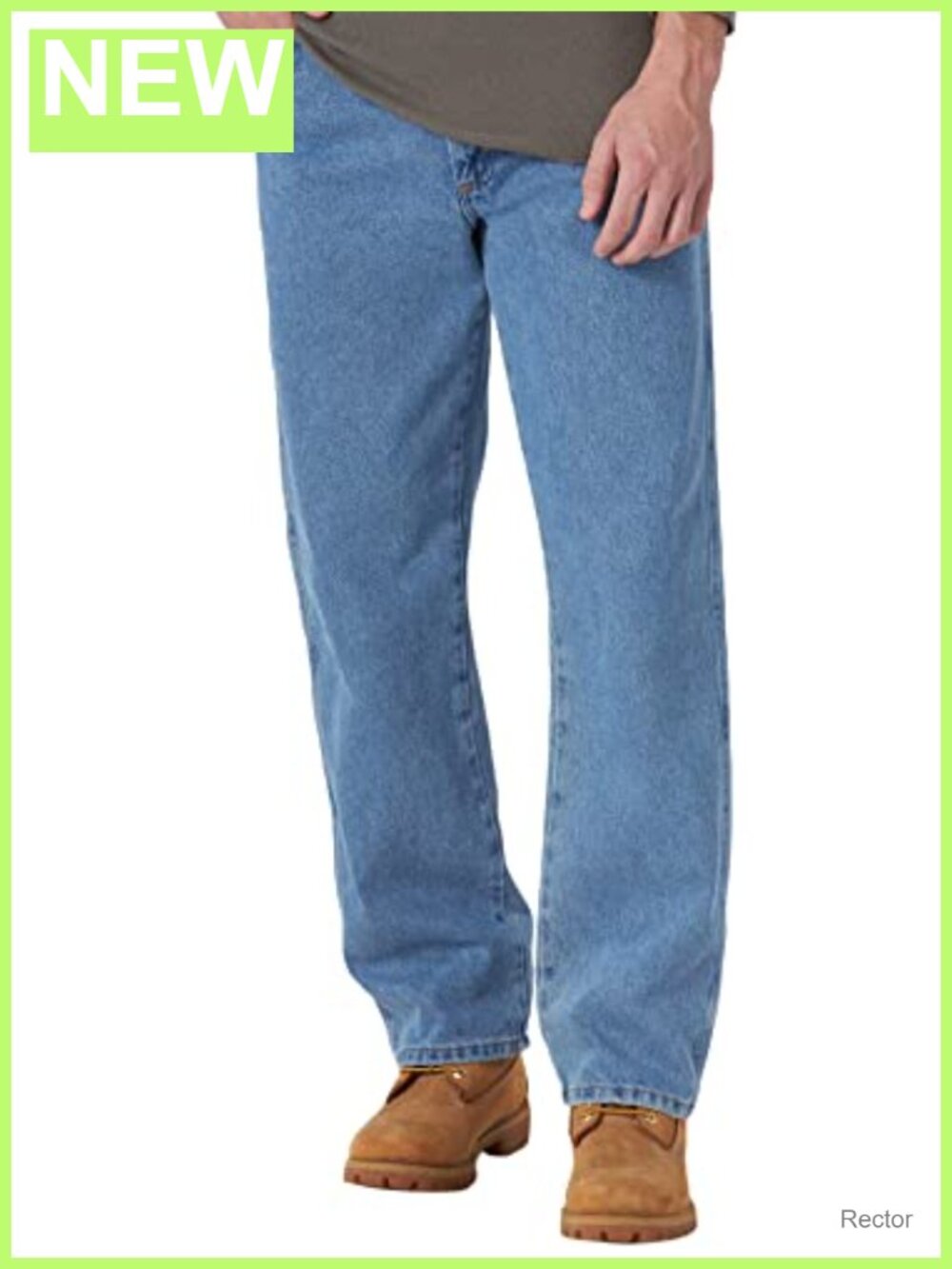 Rustler Classic Regular Fit Mid Rise Straight Leg Jeans